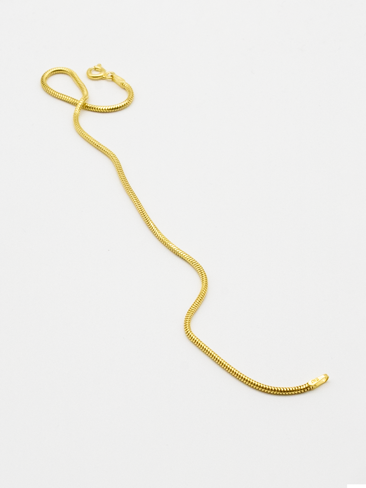 İtalyan Zincir Altın Kaplama Erkek Kolye | 925 Ayar Gümüş Şık Tasarım