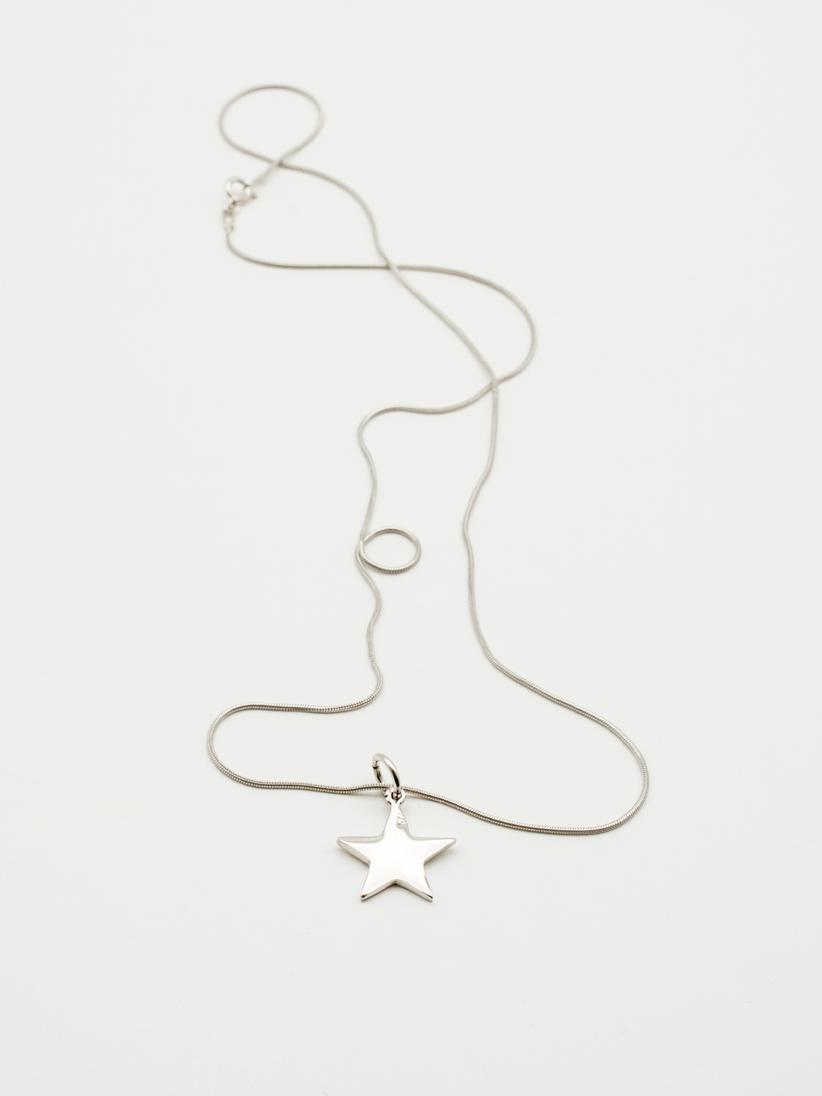 Yıldız Figürlü Erkek Kolye | 925 Ayar Gümüş Günlük Kullanım