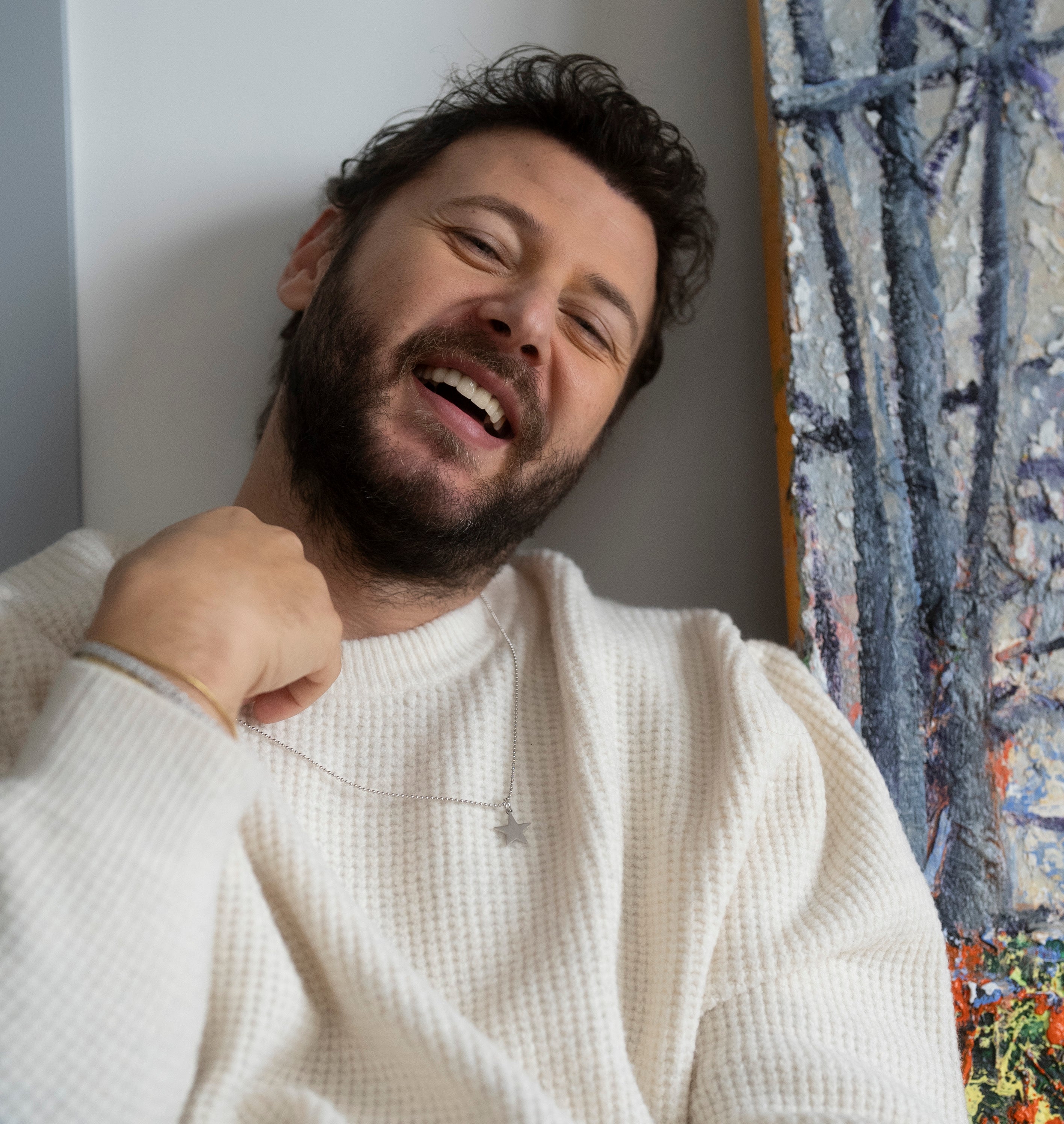 Yıldız Figürlü Erkek Kolye | 925 Ayar Gümüş Günlük Kullanım