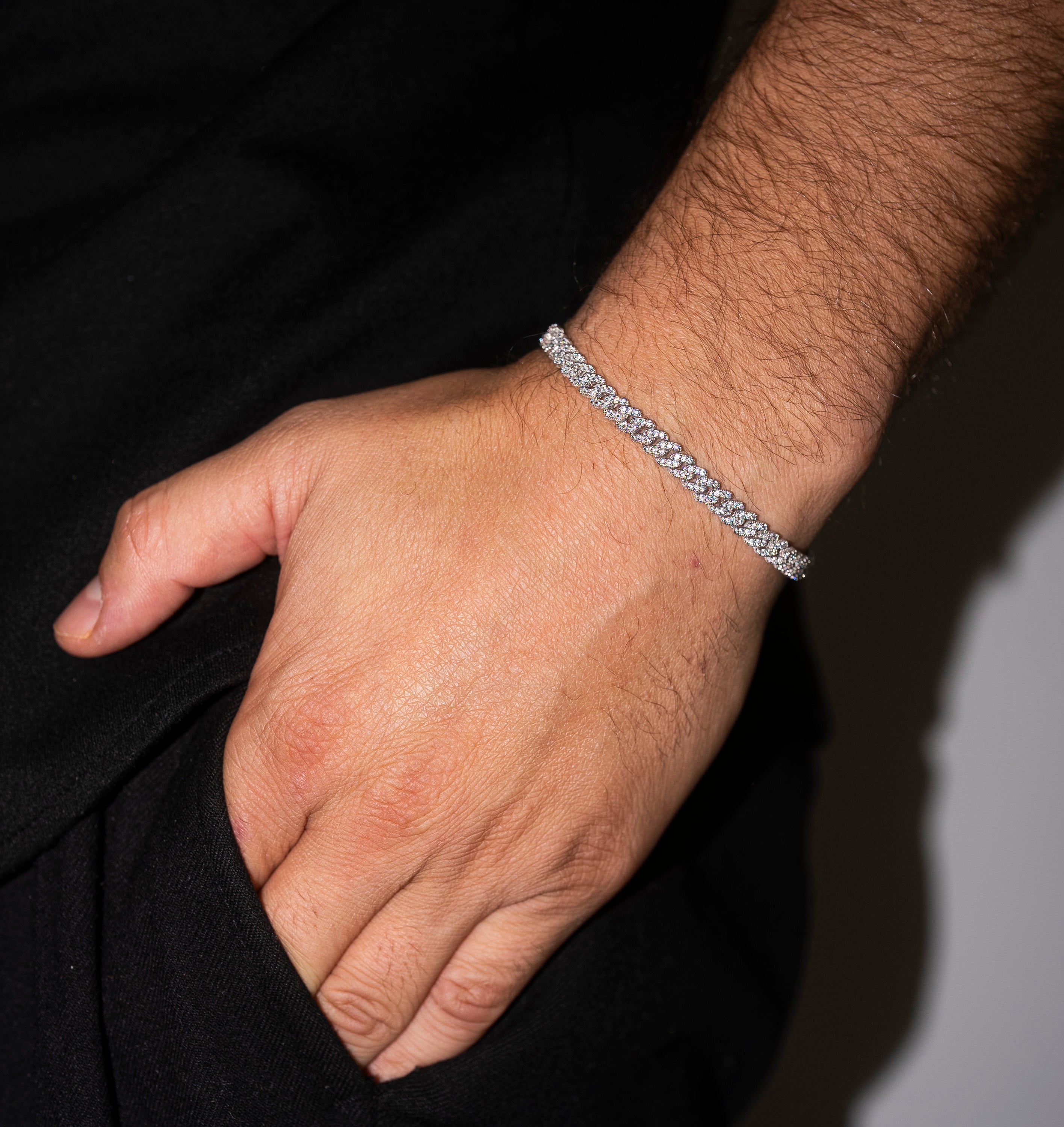 925 Ayar Gümüş Erkek Bileklik | Günlük Kullanıma Uygun Şık Model