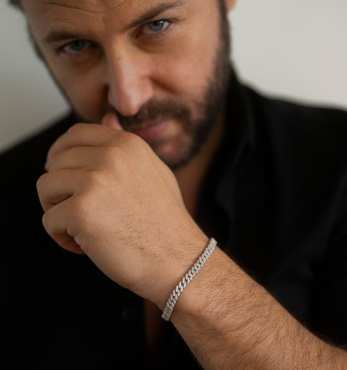 925 Ayar Gümüş Erkek Bileklik | Günlük Kullanıma Uygun Şık Model